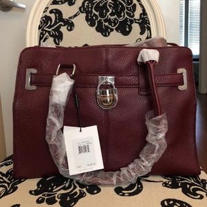 NWT Calvin Klein merlot work bag